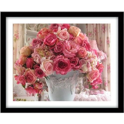 Diamond Embroidery Diy Diamond Painting Cross Stitch Kits Diamond Mosaic Flowers Full Square Diamond Embroidery BS054