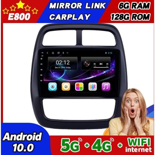 6GB Ram 128GB Rom Car Radio Navigation GPS For Renault Kwid 2015 2016 2017 2018 Android 10 Stereo Carplay Head Unit Autoradio
