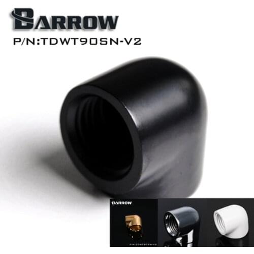 Barrow double internal G1/4'' thread 90 degree Fitting Adapter water cooling Adaptors water cooling fitting TDWT90SN-V2