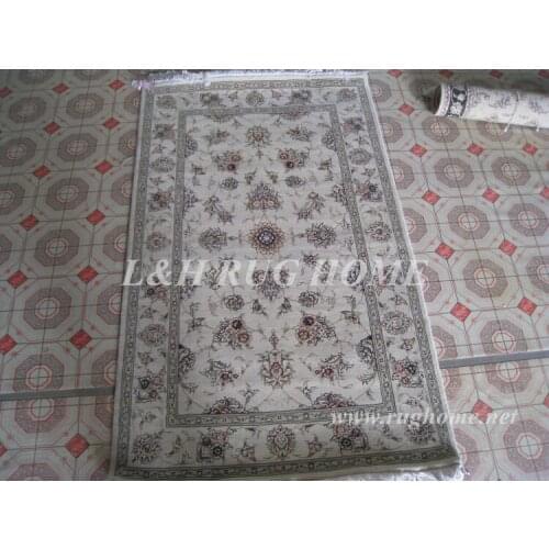 Free shipping 3'X5' 160 Line Persian carpet, Hand knotted persian rug, wool and silk, mixed dyed yarns