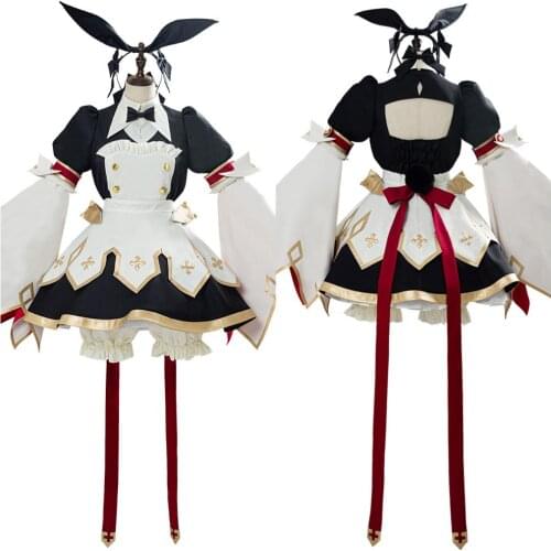 Fate Grand Order Cosplay FGO Saber Astolfo Cosplay Costume Adult Women Girls Maid Dress Uniform Halloween Carnival Suit