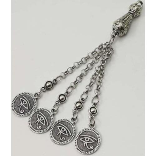 Eyes tassels 2019 Fashion accessories Classic style popular rosary tassel metal Tesbih Pendant