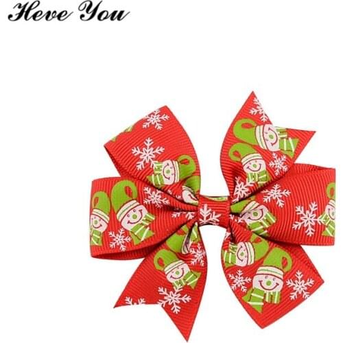 Heve You Accessories 100PCS Handmade Christmas Dog Bow Grooming Dogs Hair Clips Festival Cat Bows Pet Jewelry Accessories 6Color