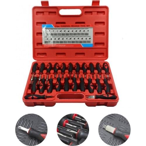 23Pcs/Set Car Terminal Release Remover Wiring Crimp Connector Pin Extractor Tool