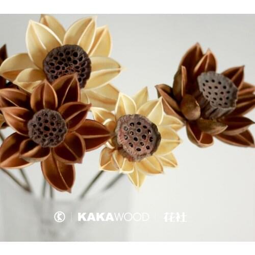 Kakawood Flower Club Modern Home Accessories Natural Plant Fruit Dried Flower Natural Lotus Seedpod Lotus Flower