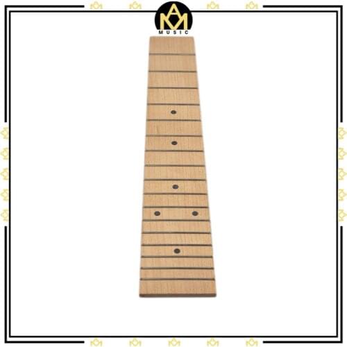 Maple Wood Ukulele Fingerboard For 23 Inch Concert 4 Strings Ukulele With Black Dots Inlay