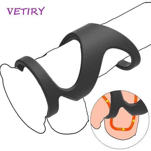 Penis Ring Cock Ring Delay Ejaculation Adult Products Time Lasting Sex Toys for Men Erection Penis Sleeve Couple Lover