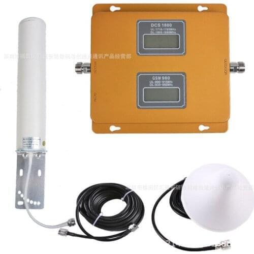 GSM / DCS barrel set of dual display 900 / 1800 mobile phone signal amplifier