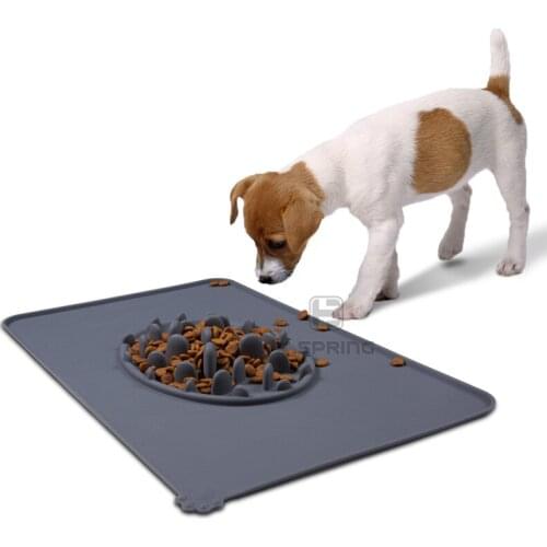 Dog Claw Silicone Slow Food Pad Feeding Mat Dogs and Cats Anti Choking Jungle Bowl Foldable Anti-skid Pet Spot Supply