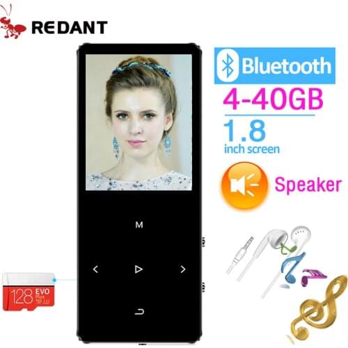REDANT MP3 Music Player Bluetooth 4.2,Portable Lossless Digital Audio Player with FM Radio Voice Recorder for Walking Running