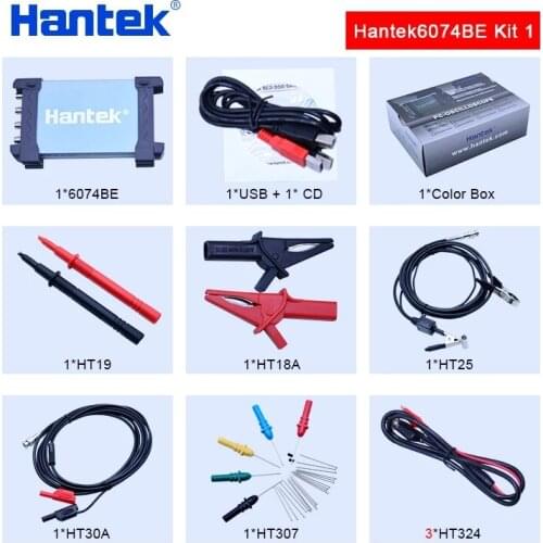 Hantek 6074BE Series Kit I 4CH 70MHZ Automotive Diagnostic Equipment Ignition Action/The Sensor/Bus Diagnosis/Performer/Startup