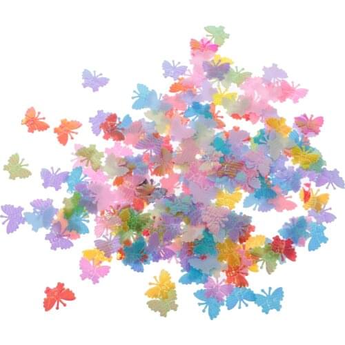 New Hot Sale 1 Bag Colorful Butterfly Confetti Sprinkles Table Scatters Wedding Birthday Engagement Party Supply Decor Accessory