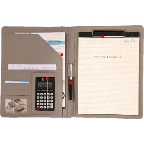 DIY Scarp Business Manager Padfolio Pink Black Man Advanced Folder Writing Pads Office School Supplies Clipboard Embossing File