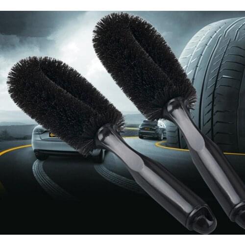 Vehicle Wheel Washing PP Wire Brush Car Truck Motorcycle Tire Rim Cleaning Tool