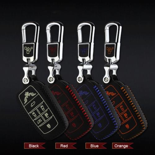 For Toyota privia Smart Key Keyless Remote Entry Fob Case Cover with Key Chain