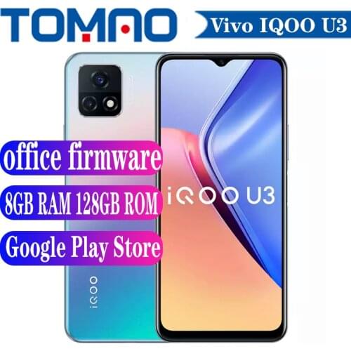 New Vivo IQOO U3 5G Smartphone Dimensity 800U 6GB 8GB RAM 128GB ROM 6.58"FHD+ 90Hz Refresh Rate 48MP 5000mAh 18W Android 10