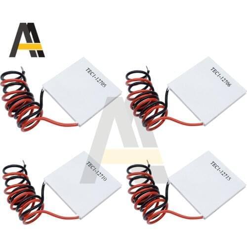 TEC1-12706 Thermoelectric Cooler Peltier TEC1-12705 TEC1-12710 TEC1-12715 40*40MM 12V Peltier Elemente Power Module Cooling Kit
