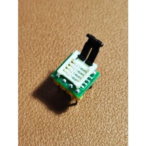 SPI IC Test Socket Adapter DIP8 WSON8 5x6mm Chips- Flash 25x 24x DFN8 QFN8 MLF8