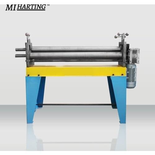 Thin Carbon/Stainless Steel Sheet Automatic 3-Roller Pipe Rolling Machine For Sale