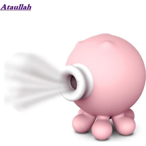 Ataullah NEW Sucking 9 Vibrating Clitoris Vagina Anal Pussy Octopus Vibrator Nipple Oral Masturbator Adult Sex Toys ST027