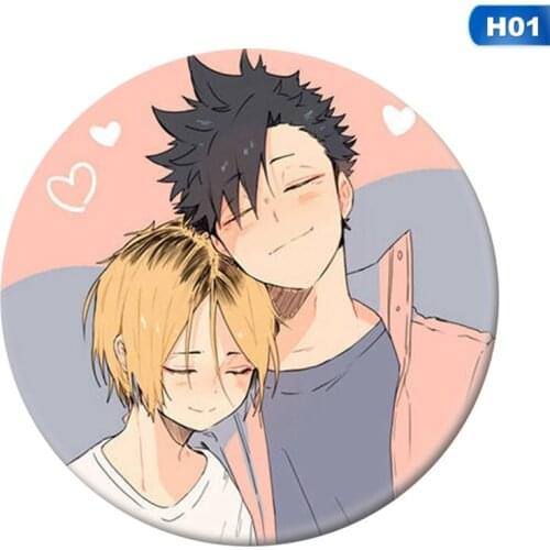 58MM Volleyball Junior And Wind Badge Day Xiangyang Anime Badge 58mm Two Yuan Anime Periphery Gift Poster Costumes Badge