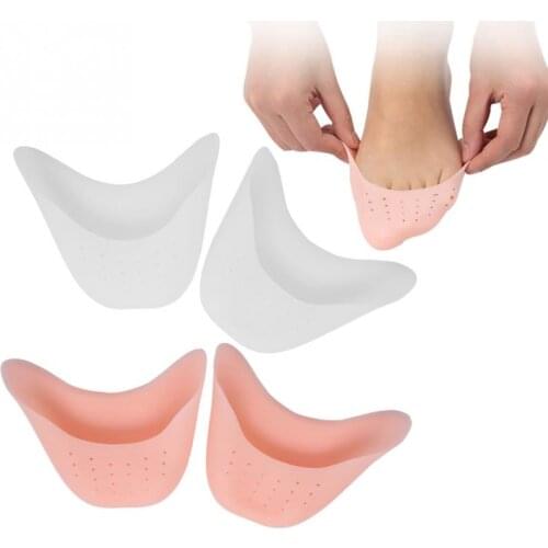 1Pairs Foot Care Silicone Soft Ballet Pointe Dance Shoes Pads Dancing Toe Protector Foot Care Bunion Corrector Gel Socks Brusko