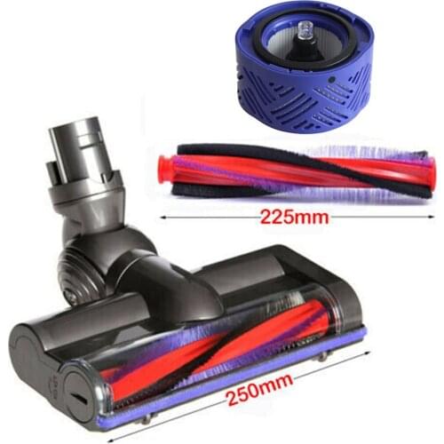 185/225mm Roller Brush Bar Rear Filter For Dyson V6 DC58 DC59 SV03 DC62 Vacuum Cleaner Sweeper Cleaning Replacement Vacuum Part