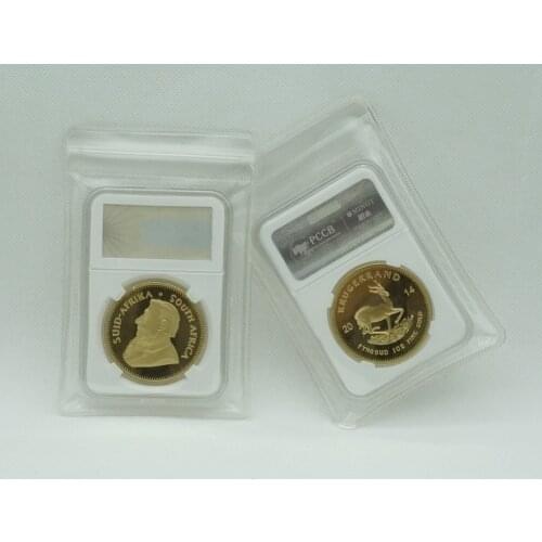 2014 Gold Plated Kruger South Africas First Presidential Commemorative Coin Art Collection Non-Currency Coins with PCCB Case