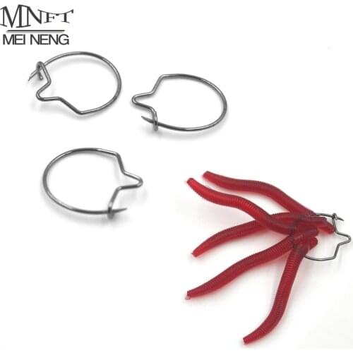 MNFT 24PCS S/M/L Carp Fishing Maggots Clip For Bait Ring Hook Terminal Coarse Tackle Hair Rigs Chub Barbel