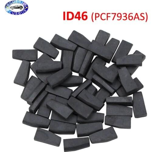 50 PCS/LOT, Auto Transponder Chip ID46 Ceramic Car Chip Blank Key Chip PCF7936AS For Honda Toyota Kia Hyundai