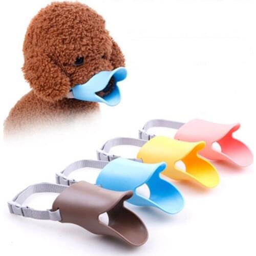 Dog Accessories Duckbill Shape Anti-Barking Anti-Eating Anti-Bite Silicone Mouth Cover Small Dog Pet Dog Mouth Cover For Puppy