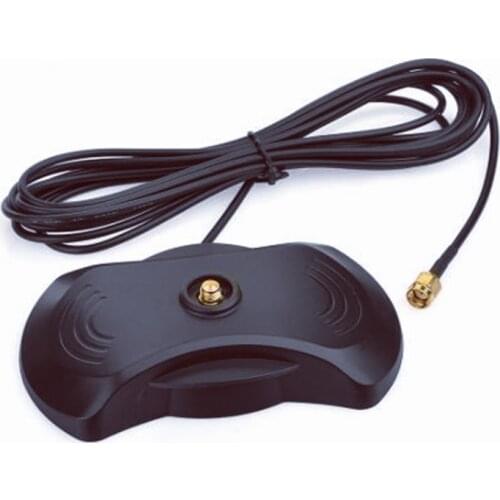 2.4GHz WiFi /3G/4G LTE Antenna Base with RP SMA Female Connector Strong Magnetic Antenna Base