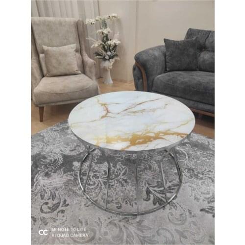 Silver Sand Clock Medium Sehpamermer Patterned Unbreakable Glass журнальный столик mesa auxiliar table basse de salon