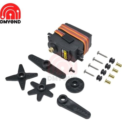 15kg Digital Servo DMS15 180 270 Degree Rotation DMS15-180 DMS15-270 Carbon Brush Motor 4.8V-7.4V 5V