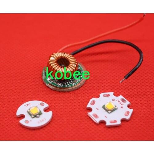 CREE XML2 LED XM-L2 T6 U2 10W WHITE Neutral White Warm White LED Emitter 20MM Cooper PCB+Input 12V LED driver