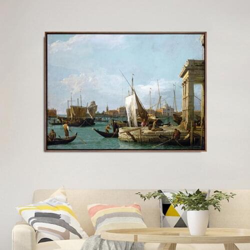 Home Decoration Art Wall Pictures Fro Living Room Poster Print Canvas Paintings Italy Canaletto Venice 2