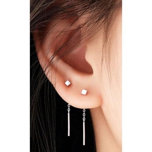 Long Tassel Dangle Earrings Women Sweet Fashion Party Wedding Drop Earrings Fashion Jewelry Gifts AM2166