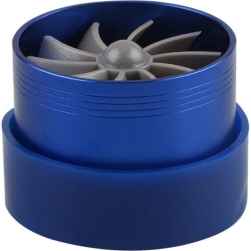 For F1-Z Universal Supercharger Turbo Turbonator Air Intake Fuel Gas Saver Economic Fan Drop Shipping Aluminum Alloy