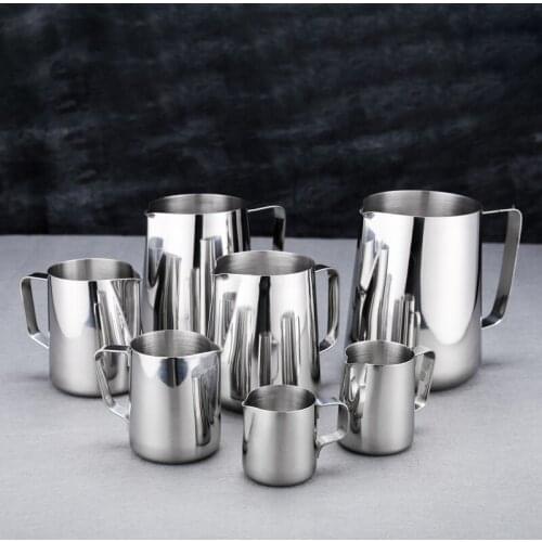 Eworld Stainless Steel Milk Frothing Jug Espresso Coffee Mug Pitcher Barista Craft Coffee Cappuccino Cups Latte Pot