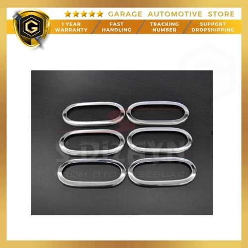 For Mercedes Sprinter W906 Chrome Side Reflector Frame 6 Piece