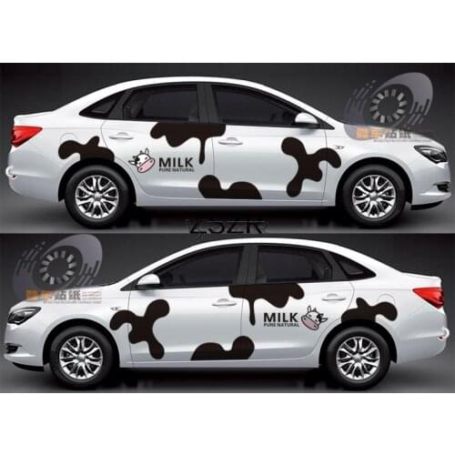 Customized Lovely Funny Cute Cartoon Cow Car Stickers Z2CA292