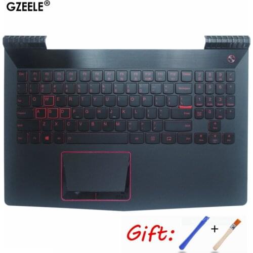 Laptop US Backlit keyboard case For lenovo Legion Y520 Y520-15 Y520-15IKB Palmrest keyboard with backlit RED
