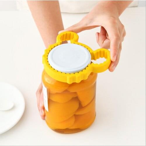 Magnet Jar Opener For Weak Hands Easy Grip Multi-function Manual Can Opener Camping Kitchen