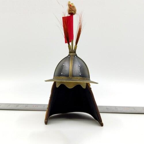 1/6th KLG-R023 Old Vintage Ming Dynasty Battle Head Helmet Model For 12inch Body Doll Accessories