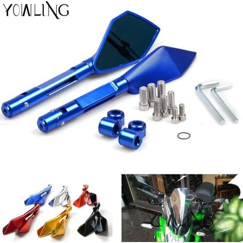 Motorcycle Mirrors motorbike moto CNC Rearview side Mirror Aluminum For Honda CBR954RR CBR 954 RR 2002-2003 NC700 S X 1994- 2017