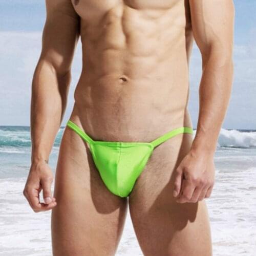 DESMIIT Swimwear Men Push Up Pad Low Waist Mens Swimming Trunks Sexy Gay Swimsuit Beach Shorts Swim Briefs Maillot De Bain Homme