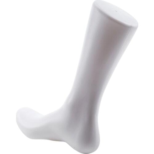 LBER Male Legs Feet Foot Mannequin Sock Display Mold Short Stocking, Male