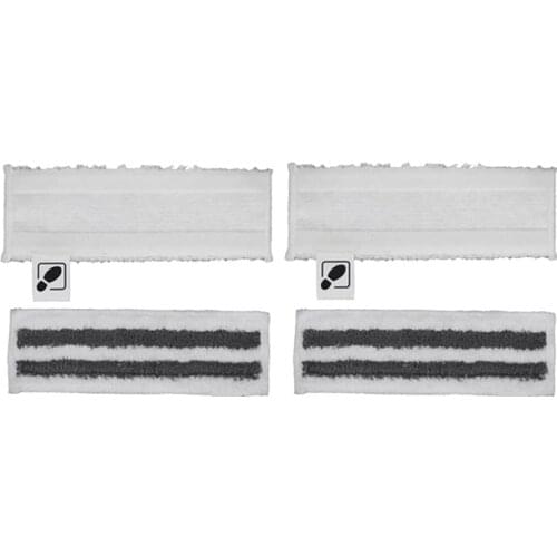 4 Pack Microfibre Floor Cloth Set Sanding Floor Cloth Set for Karcher Easyfix Sc2 Sc3 Sc4 Sc5 Floor Nozzle