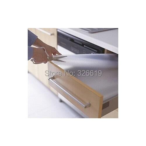 Transparent thickening drawer kitchen cabinet moisture-proof pad dining table slip-resistant pad PVC table cloth