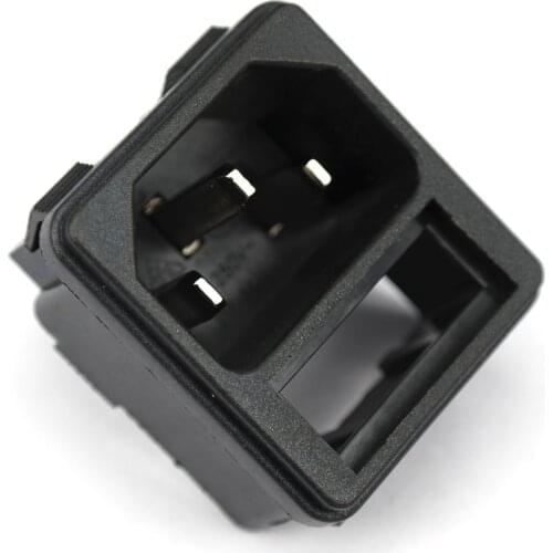DB-14-2PRS C14 Inlet Power Socket Switch Connector Removable Rocker Switch UL/CQC/KC/VDE certification Industrial socket 15A250V